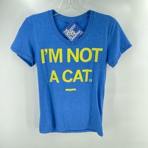 Raygun I’m Not A Cat size large NEW t tee shirt NWT womens crew neck - Picture 5 of 14
